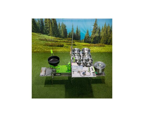 Набор кемпинговой мебели Naturehike портативна кухня зі столом та посудом BRS-96 (BRS-96), изображение 10