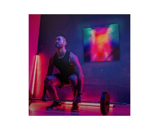Гирлянда Twinkly Панель Smart LED Squares 3 RGB, Gen II, IP20, 16x16см, for TWQ064STW-07-BEU (TWQ064STW-03-BAD), изображение 11 Гирлянда Twinkly Панель Smart LED Squares 3 RGB, Gen II, IP20, 16x16см, for TWQ064STW-07-BEU (TWQ064STW-03-BAD), изображение 11