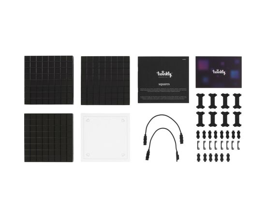 Гирлянда Twinkly Панель Smart LED Squares 3 RGB, Gen II, IP20, 16x16см, for TWQ064STW-07-BEU (TWQ064STW-03-BAD), изображение 4 Гирлянда Twinkly Панель Smart LED Squares 3 RGB, Gen II, IP20, 16x16см, for TWQ064STW-07-BEU (TWQ064STW-03-BAD), изображение 4