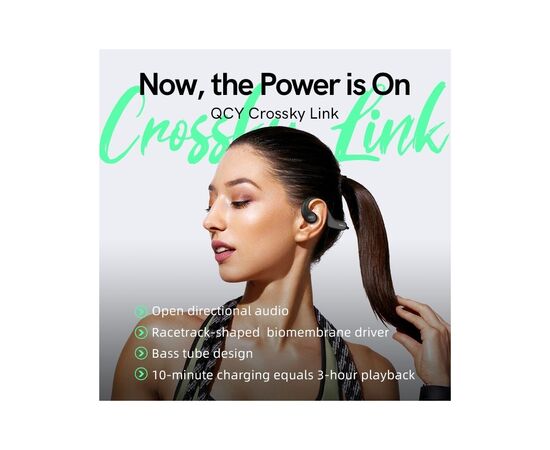 Наушники QCY Crossky Link T22 Midnight Black (1006575), изображение 7 Наушники QCY Crossky Link T22 Midnight Black (1006575), изображение 7