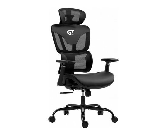 Кресло игровое GT Racer X-6005 Black, изображение 2 Кресло игровое GT Racer X-6005 Black, изображение 2