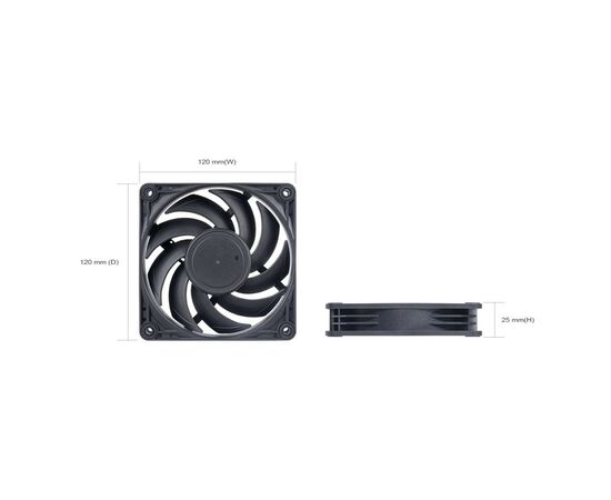 Кулер для корпуса Silver Stone Vista VS120B (SST-VS120B), изображение 11 Кулер для корпуса Silver Stone Vista VS120B (SST-VS120B), изображение 11