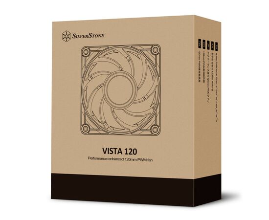 Кулер для корпуса Silver Stone Vista VS120B (SST-VS120B), изображение 12 Кулер для корпуса Silver Stone Vista VS120B (SST-VS120B), изображение 12
