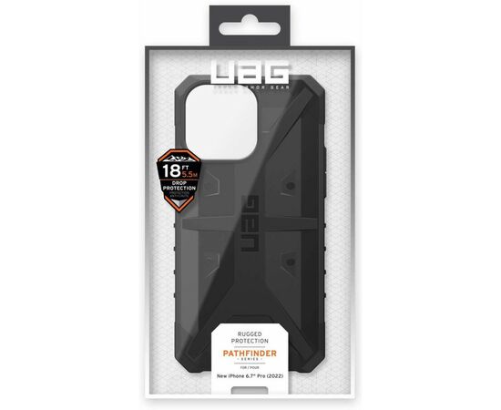 Чехол для моб. телефона Uag Apple iPhone 14 Pro Max Pathfinder, Black (114063114040), изображение 11 Чехол для моб. телефона Uag Apple iPhone 14 Pro Max Pathfinder, Black (114063114040), изображение 11