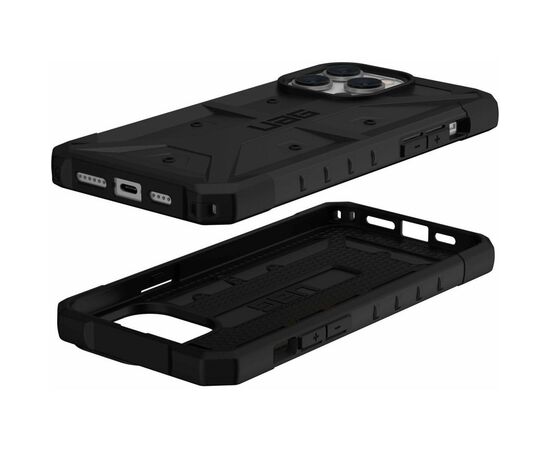 Чехол для моб. телефона Uag Apple iPhone 14 Pro Max Pathfinder, Black (114063114040), изображение 7 Чехол для моб. телефона Uag Apple iPhone 14 Pro Max Pathfinder, Black (114063114040), изображение 7