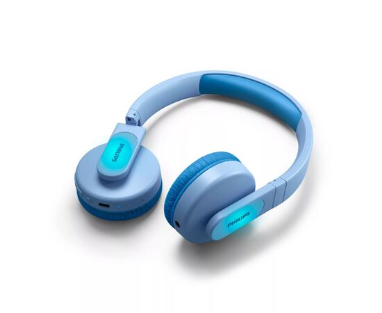 Наушники Philips Kids TAK4206 On-ear Colored light panels Wireless Blue (TAK4206BL/00), изображение 12 Наушники Philips Kids TAK4206 On-ear Colored light panels Wireless Blue (TAK4206BL/00), изображение 12