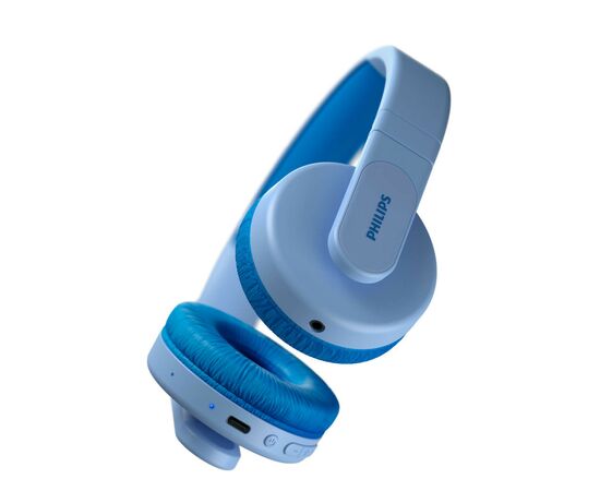 Наушники Philips Kids TAK4206 On-ear Colored light panels Wireless Blue (TAK4206BL/00), изображение 9 Наушники Philips Kids TAK4206 On-ear Colored light panels Wireless Blue (TAK4206BL/00), изображение 9