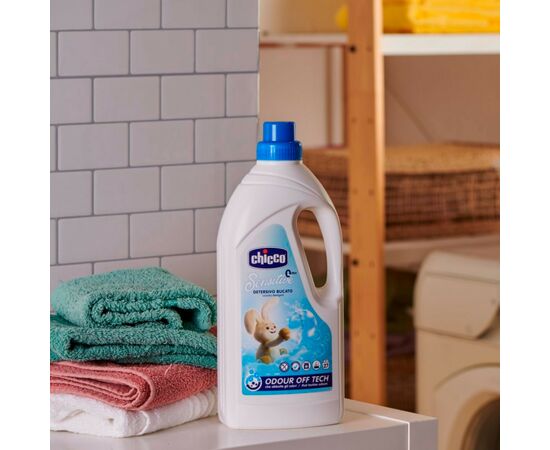 Гель для стирки Chicco Sensitive для детских вещей 1.5 л (8058664122325), изображение 6 Гель для стирки Chicco Sensitive для детских вещей 1.5 л (8058664122325), изображение 6