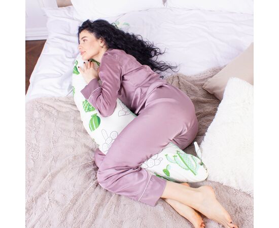 Подушка MirSon для беременных и кормления №8317 Print Line 19-2508 Sabbia Бязь 30х170х20 см (2200006200420), изображение 5 Подушка MirSon для беременных и кормления №8317 Print Line 19-2508 Sabbia Бязь 30х170х20 см (2200006200420), изображение 5