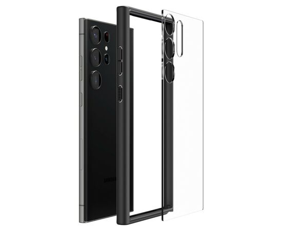 Чехол для моб. телефона Spigen Samsung Galaxy S23 Ultra Ultra Hybrid, Matte Black (ACS05618), изображение 11 Чехол для моб. телефона Spigen Samsung Galaxy S23 Ultra Ultra Hybrid, Matte Black (ACS05618), изображение 11