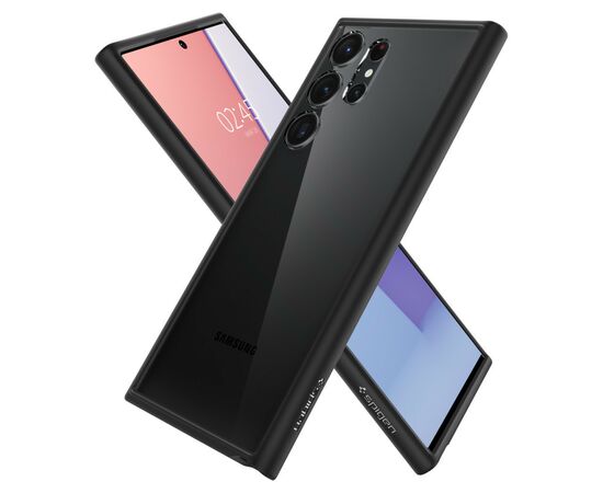 Чехол для моб. телефона Spigen Samsung Galaxy S23 Ultra Ultra Hybrid, Matte Black (ACS05618), изображение 12 Чехол для моб. телефона Spigen Samsung Galaxy S23 Ultra Ultra Hybrid, Matte Black (ACS05618), изображение 12
