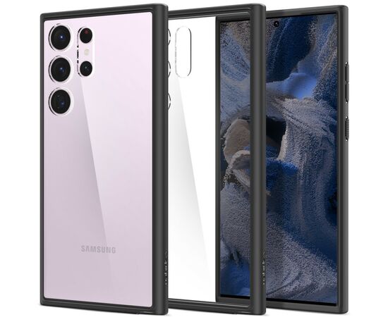 Чехол для моб. телефона Spigen Samsung Galaxy S23 Ultra Ultra Hybrid, Matte Black (ACS05618), изображение 6 Чехол для моб. телефона Spigen Samsung Galaxy S23 Ultra Ultra Hybrid, Matte Black (ACS05618), изображение 6