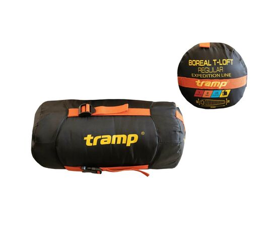Спальний мішок Tramp Boreal Regular Right Orange/Grey (UTRS-061R-R), зображення 12 Спальний мішок Tramp Boreal Regular Right Orange/Grey (UTRS-061R-R), зображення 12