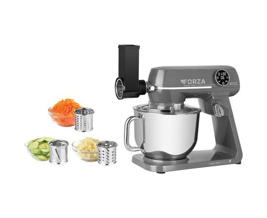 Кухонний комбайн ECG FORZA 6600 Metallo Scuro, зображення 11 Кухонний комбайн ECG FORZA 6600 Metallo Scuro, зображення 11