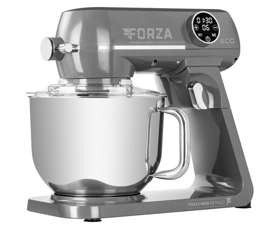 Кухонний комбайн ECG FORZA 6600 Metallo Scuro, зображення 2 Кухонний комбайн ECG FORZA 6600 Metallo Scuro, зображення 2