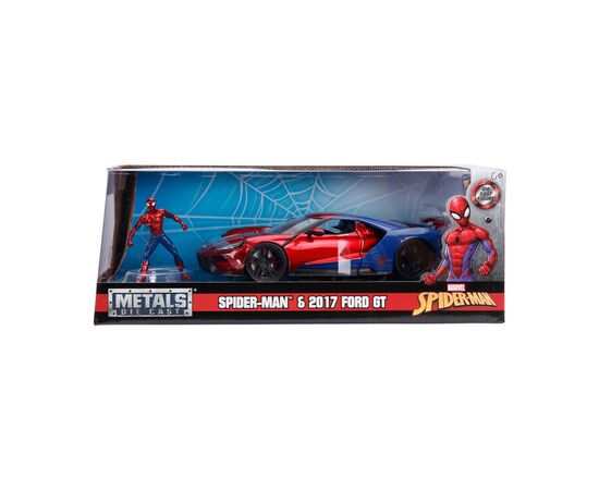 Машина Jada металлическая Марвел Человек-паук Ford GT (2017) + фигурка Человека-паука 1:24 (253225002), изображение 11 Машина Jada металлическая Марвел Человек-паук Ford GT (2017) + фигурка Человека-паука 1:24 (253225002), изображение 11
