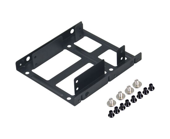 Фрейм-переходник Maiwo 2x2.5" HDD/SSD 3.5" (K11), изображение 6 Фрейм-переходник Maiwo 2x2.5" HDD/SSD 3.5" (K11), изображение 6