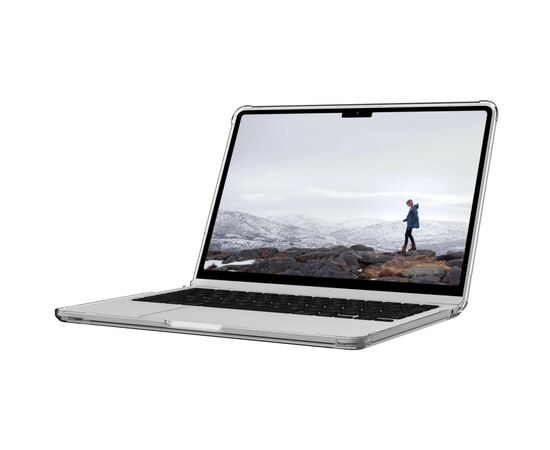 Чохол до ноутбука Uag 13" Apple MacBook AIR 2022 Lucent, Ice/Black (134008114340), зображення 2 Чохол до ноутбука Uag 13" Apple MacBook AIR 2022 Lucent, Ice/Black (134008114340), зображення 2
