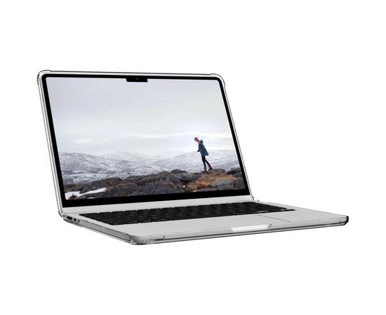 Чохол до ноутбука Uag 13" Apple MacBook AIR 2022 Lucent, Ice/Black (134008114340), зображення 3 Чохол до ноутбука Uag 13" Apple MacBook AIR 2022 Lucent, Ice/Black (134008114340), зображення 3