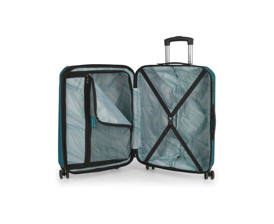 Чемодан Gabol Mercury (M) Turquoise (122946-018)/(122901-018) (930325), изображение 4 Чемодан Gabol Mercury (M) Turquoise (122946-018)/(122901-018) (930325), изображение 4