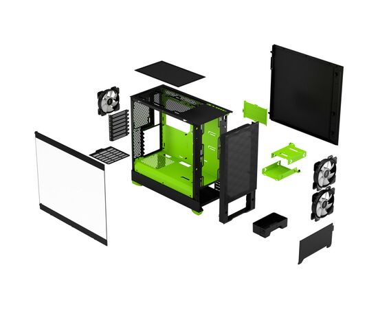 Корпус Fractal Design Pop Air RGB Green Core TG (FD-C-POR1A-04), изображение 12