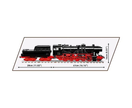 Конструктор Cobi Локомотив DRB Class 52 1:35, 2505 деталей (COBI-6282), изображение 10 Конструктор Cobi Локомотив DRB Class 52 1:35, 2505 деталей (COBI-6282), изображение 10
