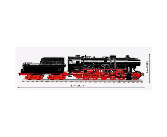 Конструктор Cobi Локомотив DRB Class 52 1:35, 2505 деталей (COBI-6282), изображение 9 Конструктор Cobi Локомотив DRB Class 52 1:35, 2505 деталей (COBI-6282), изображение 9