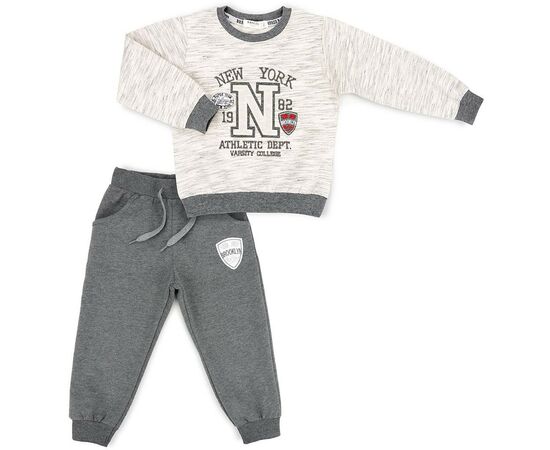 Набор детской одежды Breeze "NEW YORK" (11654-116B-gray)