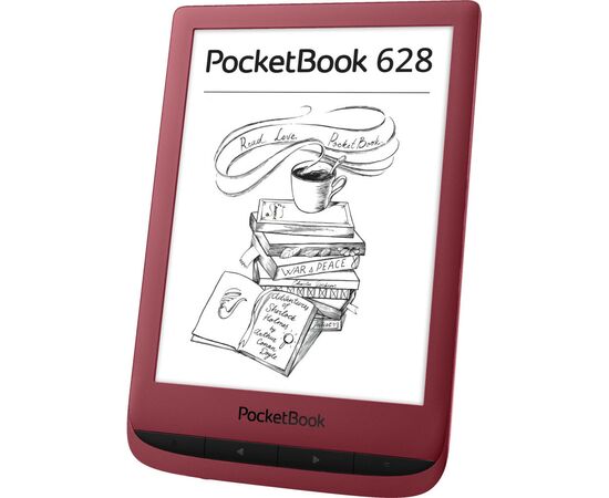 Электронная книга Pocketbook 628 Touch Lux5 Ruby Red (PB628-R-CIS), изображение 5 Электронная книга Pocketbook 628 Touch Lux5 Ruby Red (PB628-R-CIS), изображение 5