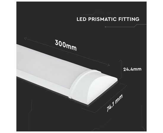 Світильник V-TAC 10W, SKU-660, Grill Fitting, 300mm, 230V, 4000К, білий (3800157632157), зображення 10 Світильник V-TAC 10W, SKU-660, Grill Fitting, 300mm, 230V, 4000К, білий (3800157632157), зображення 10