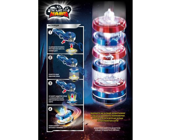 Волчок Auldey Infinity Nado V серия Deluxe Edition Ares 'Wings Крылья Арес (EU634401H), изображение 10 Волчок Auldey Infinity Nado V серия Deluxe Edition Ares 'Wings Крылья Арес (EU634401H), изображение 10