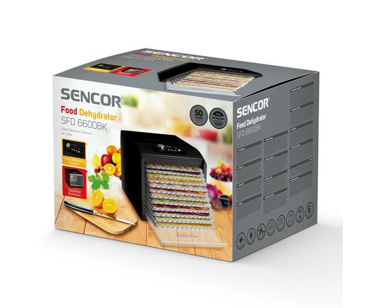 Сушка для овощей и фруктов Sencor SFD 6600BK, изображение 12 Сушка для овощей и фруктов Sencor SFD 6600BK, изображение 12