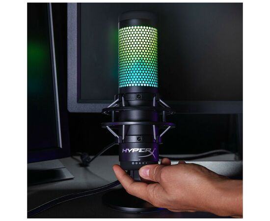 Мікрофон HyperX QuadCast S Black (4P5P7AA), зображення 11 Мікрофон HyperX QuadCast S Black (4P5P7AA), зображення 11