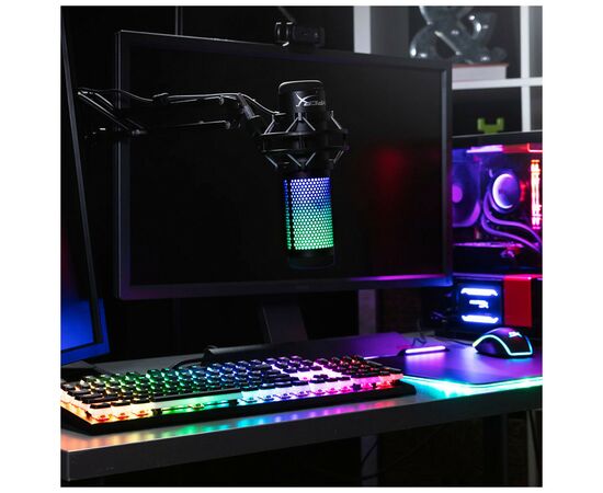 Мікрофон HyperX QuadCast S Black (4P5P7AA), зображення 12 Мікрофон HyperX QuadCast S Black (4P5P7AA), зображення 12