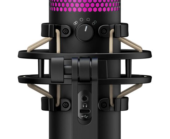 Мікрофон HyperX QuadCast S Black (4P5P7AA), зображення 6 Мікрофон HyperX QuadCast S Black (4P5P7AA), зображення 6