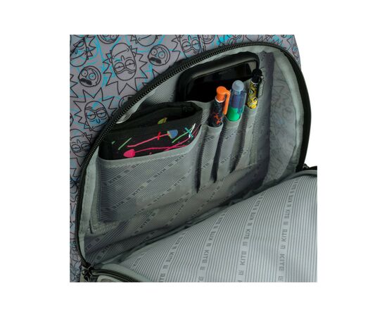 Рюкзак школьный Kite Education teens 8001L Rick and Morty (RM22-8001L), изображение 9 Рюкзак школьный Kite Education teens 8001L Rick and Morty (RM22-8001L), изображение 9