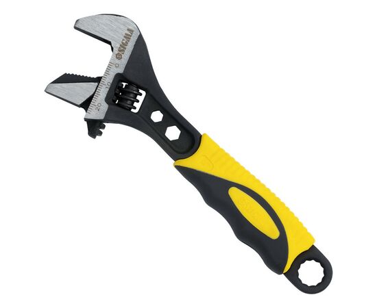 Ключ Sigma разводной с переставной губкой 150мм, 0-24мм CrV (TPR) (4100911), изображение 5 Ключ Sigma разводной с переставной губкой 150мм, 0-24мм CrV (TPR) (4100911), изображение 5