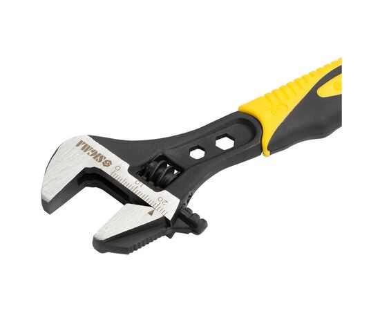 Ключ Sigma разводной с переставной губкой 150мм, 0-24мм CrV (TPR) (4100911), изображение 8 Ключ Sigma разводной с переставной губкой 150мм, 0-24мм CrV (TPR) (4100911), изображение 8