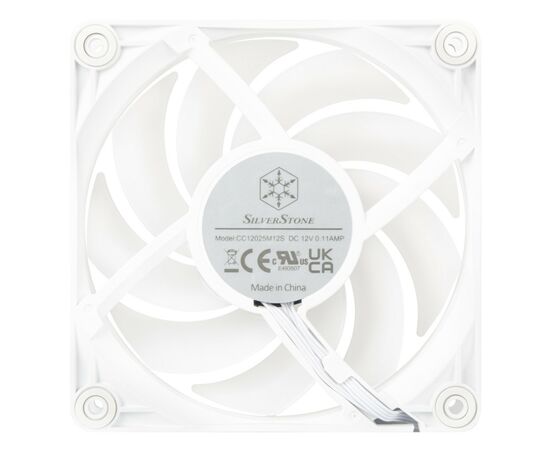 Кулер для корпуса Silver Stone Vista VS120W-ARGB (SST-VS120W-ARGB), изображение 7 Кулер для корпуса Silver Stone Vista VS120W-ARGB (SST-VS120W-ARGB), изображение 7