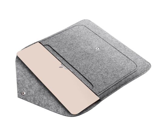 Чехол для ноутбука Gmakin 14 Macbook Pro, Light Gray (GM07-14), изображение 4 Чехол для ноутбука Gmakin 14 Macbook Pro, Light Gray (GM07-14), изображение 4