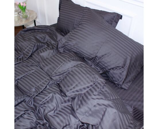 Постільна білизна MirSon Satin 30-0012DarkGray 160х220 Сімейний (2200005252017), зображення 5 Постільна білизна MirSon Satin 30-0012DarkGray 160х220 Сімейний (2200005252017), зображення 5