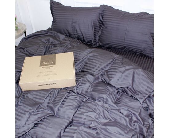 Постільна білизна MirSon Satin 30-0012DarkGray 160х220 Сімейний (2200005252017), зображення 6 Постільна білизна MirSon Satin 30-0012DarkGray 160х220 Сімейний (2200005252017), зображення 6