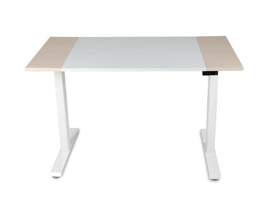 Компьютерный стол Barsky User white/wood 1200*600 (VRU_el-02), изображение 2 Компьютерный стол Barsky User white/wood 1200*600 (VRU_el-02), изображение 2