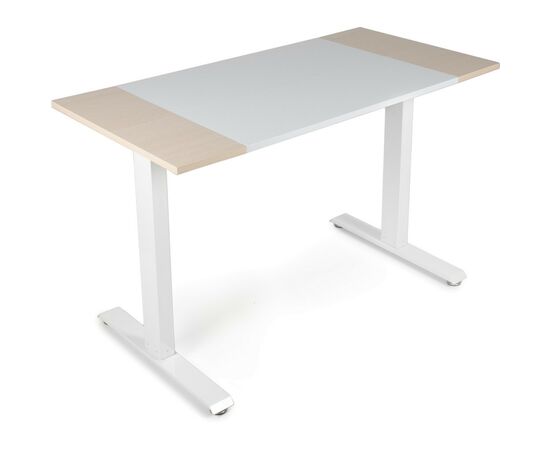 Компьютерный стол Barsky User white/wood 1200*600 (VRU_el-02), изображение 5 Компьютерный стол Barsky User white/wood 1200*600 (VRU_el-02), изображение 5