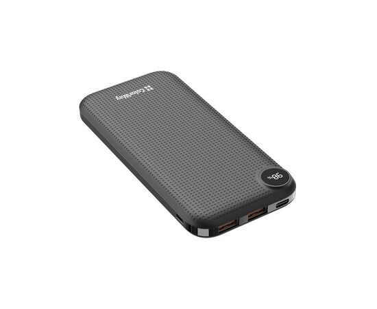 Батарея универсальная ColorWay 10 000 mAh LCD (USB QC3.0 + USB-C Power Delivery 22.5W) Black (CW-PB100LPI3BK-PDD), изображение 2 Батарея универсальная ColorWay 10 000 mAh LCD (USB QC3.0 + USB-C Power Delivery 22.5W) Black (CW-PB100LPI3BK-PDD), изображение 2