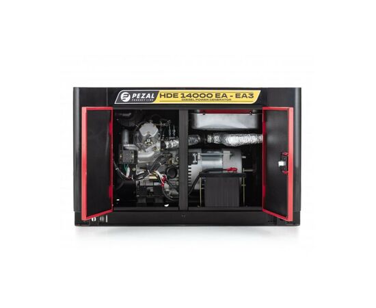 Генератор PEZAL HDE14000 SA3 11kW, автостарт (HDE14000-SA3), зображення 4 Генератор PEZAL HDE14000 SA3 11kW, автостарт (HDE14000-SA3), зображення 4
