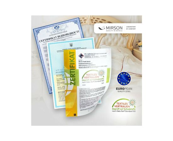 Одеяло MirSon Набор антиаллергенный BamBoo Зима №3035 Color Fun Line Geometry +2 подушки средние 155х215+2х50х (2200004839400), изображение 3 Одеяло MirSon Набор антиаллергенный BamBoo Зима №3035 Color Fun Line Geometry +2 подушки средние 155х215+2х50х (2200004839400), изображение 3