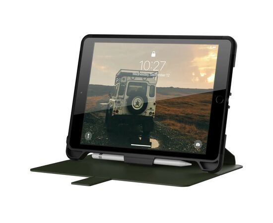 Чехол для планшета Uag iPad 10.2' (2019) Scout Folio, Black/Olive (12191I114072), изображение 10 Чехол для планшета Uag iPad 10.2' (2019) Scout Folio, Black/Olive (12191I114072), изображение 10