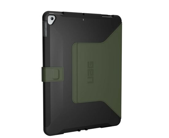 Чехол для планшета Uag iPad 10.2' (2019) Scout Folio, Black/Olive (12191I114072), изображение 2 Чехол для планшета Uag iPad 10.2' (2019) Scout Folio, Black/Olive (12191I114072), изображение 2