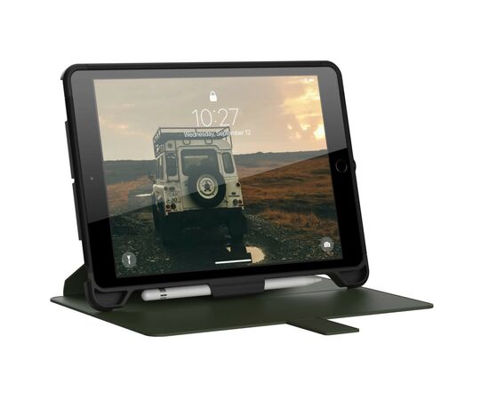 Чехол для планшета Uag iPad 10.2' (2019) Scout Folio, Black/Olive (12191I114072), изображение 4 Чехол для планшета Uag iPad 10.2' (2019) Scout Folio, Black/Olive (12191I114072), изображение 4